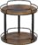 LAMU 10” Wood Lazy Susan Turntable Organizer for Cabinet, 2 Tier Lazy Susan Spice Rack Organizer for Kitchen, Table Top, Countertop, Pantry, Medicine Organizer