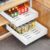 Pull out Cabinet Organizer, 21″Deep, Heavy Duty Full-Extension Slide out Drawers for Kitchen Cabinets with Nano Adhesive, Roll Out Shelf Sliding Cabinet for Pots, Bathroom, Pantry, Under Sink, White