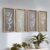 3D Wooden Floral Bathroom Wall Decor (Set of 4) Lightweight, Ready-to-Hang Framed Wall Art For Living Room, Bedroom, or Office – Premium Boho Botanical Farmhouse Decorations – Gift-Boxed