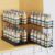 Mystozer Pull Out Spice Rack Organizer for Cabinet, Slide Out Spice Racks, Easy to Install Spice Cabinet Organizers, 7.4″ Wx10.43 Dx8.26 H, 3 Drawers 2 Tiers(Black)