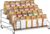 BOIVSHI Spice Organizer, 4 Tier Spice Rack Organizer for Cabinet, Adjustable Depth Spice Shelf for Countertop, Heavy Duty Seasoning Organizer for Cabinet, Counter, Pantry, Cupboard – Chrome,1 Pack