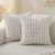 Decorative Throw Pillow Covers 18×18 Inch Set of 2,Boho Diamond Pillowcase for Couch Pillow Covers Home Decor Living Room Bed,Khaki