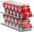 Sorbus Soda Can Organizer for Refrigerator Stackable Can Holder Dispenser with Lid for Fridge, Pantry, Freezer – Holds 12 Cans Each, BPA-Free, Clear Design, (2-Pack)