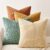 Topfinel Decorative Throw Pillow Covers Cushion Cases, Set of 4 Soft Velvet Modern Double-Sided Designs, Mix and Match for Boho Farmhouse Fall Home Decor (18×18 inch, Orange/Teal)