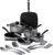 Tramontina Primaware 15-Piece Non Stick Cookware Set with Lids and Utensils, Aluminum Nonstick Pots and Pans Kitchen Set (Silver)