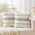 Fancy Homi Set of 2 Sage Green Boho Decorative Throw Pillow Covers 18×18 Inch for Living Room Bedroom Couch Bed Sofa Chair, Rustic Retro Cushion Case 45×45 cm, Bohemian Room Home Decor