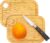 Mini Bamboo Cutting Board Set of 2 – Small Wooden Chopping Boards with Juice Groove, Lightweight & Compact for Baby Food, Dorm, Travel, Camping – 8.5”x6” Easy-to-Store Kitchen Essentials