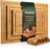 Bamboo Cutting Board for Kitchen, 3 Packs Large Cutting Boards with Juice Grooves & Holder Kitchen Cutting Boards Set with Stand Bamboo Chopping Board for Meat, Vegetables, Fruits