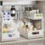 2 Pack Under Sink Organizer With Next-Gen Ball-Bearing Slides,2-Tier Pull Out Cabinet Storage,Height Adjustable Drawer Shelf for Bathroom,Kitchen,Laundry,Cabinet,Pantry(Patent Pending)