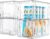 Vtopmart 4Pack Large Stackable Kitchen Pantry Storage Drawers, Clear Organizer Bins with Handles, Acrylic Drawer Organizers for Kitchen Pantry, Bathroom Undersink, Cabinet Organization and Storage