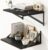 Fun Memories Deep Floating Shelves for Wall, 12 Inch Deep Black Floating Shelves Set of 2, 16″ W x 12″ D Wall Shelf, Wide Display Ledges Shelves for Bedroom, Bathroom, 12 Deep Bookshelf Wall Mounted