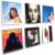 Laurensory Vinyl Record Shelf Wall Mount, 12 inch Clear Acrylic Album Record Holder Display, Floating Shelves for Wall, Magazine Shelf, Kids Bookshelf, Suitable for Bedroom, Living Room, etc.—6 Pack