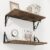 RICHFOCUS 12 Inch Deep Floating Shelves for Wall, 24″ W x 12″ D Wood Wall Shelves Set of 2, Wide Floating Shelves for Living Room, Bedroom, Kitchen, Bathroom and Decor Storage, Rustic Brown