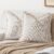 YEENAASY Throw Pillow Covers 18×18 Set of 2 Striped Fringe Pillow Cover Farmhouse Cushion Covers with Tassel Neutral Boho Pillows Decorative Square Pillowcase for Couch Sofa Bed, Khaki