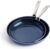 Blue Diamond 9.5” and 11″ Frying Pan Skillet Set, Diamond Infused PFAS & PFOA-Free Ceramic Nonstick Pots & Pans, Durable Non Toxic Metal Utensil Safe & Scratch Resistant, Dishwasher & Oven Safe, Blue