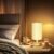 Small Table Lamp for Bedroom – Bedside Lamps for Night Stands, Minimalist Nightstand Light Lamp, Desk Lamps for Living Room, Office, Dorm(Wood Base, 10″ Inline Control)