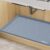 BALEINE 34”×22” Under Sink Mat, Waterproof Food Grade Silicone Undersink Mat, Cabinet Shelf Drip Tray, Under Sink Liner for Kitchen, Bathroom (Blue)