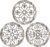 Blulu 3 Pieces Thicken Rustic Wall Decor Farmhouse Wall Art Decor Wood Hanging Decoration for Living Room Bedroom Home Indoor Outdoor Office(Popular Style)