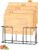 Bamboo Cutting Board Set with Meatal Stand, Lexda 4PCS Eco-Friendly Labeled Tabs Cutting Board, Durable Kitchen Cutting Boards For Chopping Fruit, Meat, Cheese, Veggies – 11″ x 8″