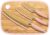 Paris Hilton Bamboo Cutting Board for Kitchen, Reversible Cutting Board and Cutlery Set with High Carbon Stainless Steel Knives and Blade Guards, Comfortable Handle Grips, 7-Piece Set, Gold and Pink