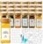 AISIPRIN Glass Spice Jars with 398 Labels, 24 pcs 4oz Spice Containers with Bamboo Lids, Square Spice Bottles With Shaker Lids,Spice Organization for Cabinet,Drawer,Rack,Seasoning Organizer
