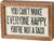 Primitives by Kathy Rustic Farmhouse Decor – Inspirational Wall Art, Wooden Table/Shelf Decor, Boho Kitchen Accessories 5”x7”