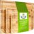 Bamboo Cutting Board Set of 3 for Kitchen, Bamboo Cutting Boards, 0.6 Inch Thick, Juice Groove, Hidden Handles, Reversible, Natural Bamboo Finish, SGS Tested