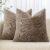 MIULEE Pack of 2 Decorative Throw Pillow Covers Soft Chenille Throw Pillows Solid Neutral Farmhouse Textured Cushion Covers for Couch Sofa Bedroom Living Room 20×20 Inch, Taupe Grey